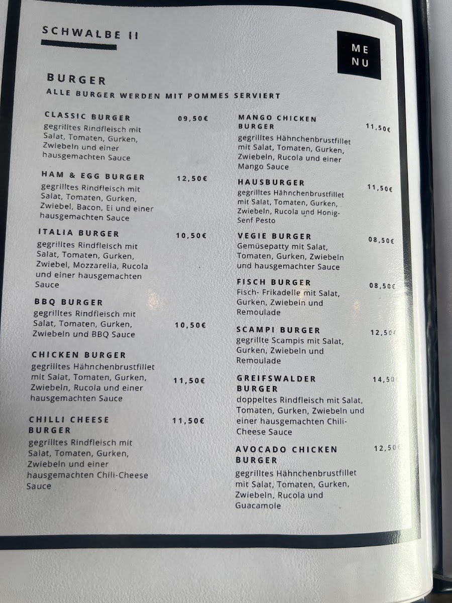 Menu Schwalbe Ii Restaurant-3